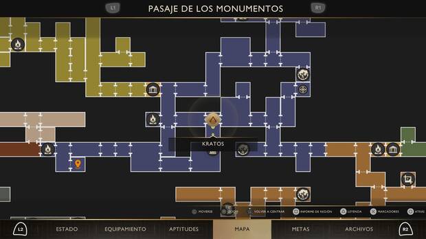 God of War Sons of Sparta - Localizaci�n en el mapa de la tradici�n 09