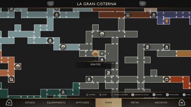 God of War Sons of Sparta - Localizaci�n en el mapa de la tradici�n 24