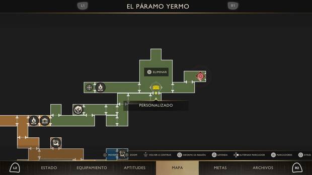 God of War Sons of Sparta - Localización en el mapa del cofre de suministros 48