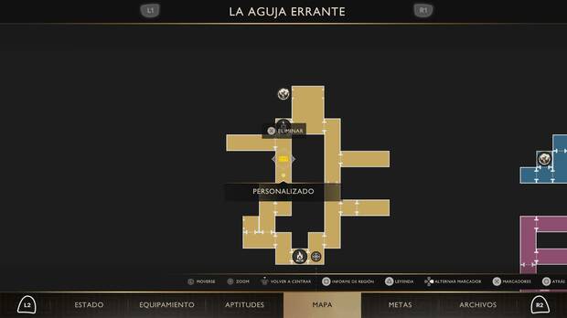 God of War Sons of Sparta - Localización en el mapa del cofre de suministros 77