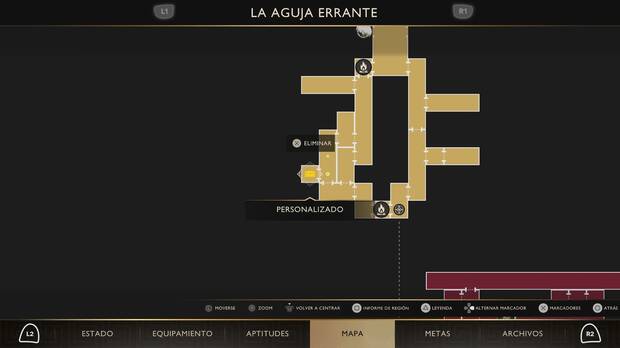 God of War Sons of Sparta - Localización en el mapa del cofre de suministros 78