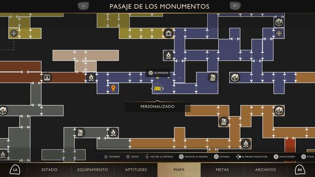 God of War Sons of Sparta - Localización en el mapa del cofre de suministros 46