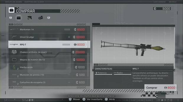 Resident Evil Requiem - Armas especiales de Leon, RPG-7