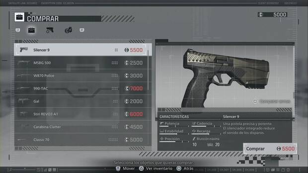 Resident Evil Requiem - Armas de Leon, Silencer 9