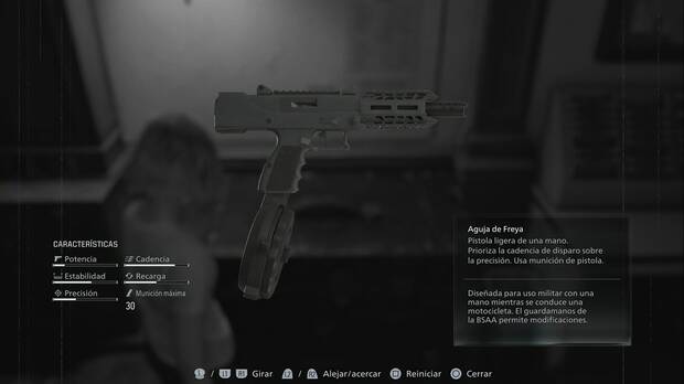 Resident Evil Requiem - Armas especiales de Grace, Aguja de Freya