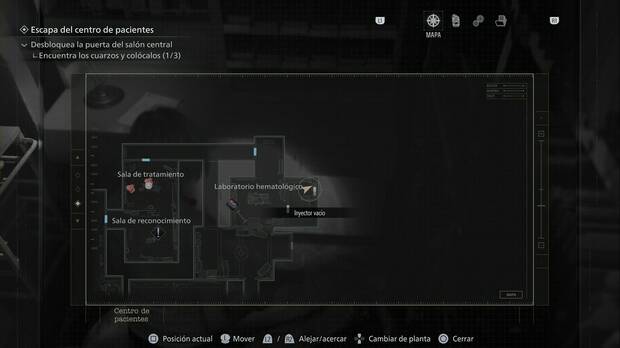 Resident Evil Requiem - Inyectores vac�os, ubicaci�n del inyector en el Laboratorio hematol�gico