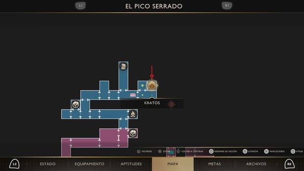 God of War Sons of Sparta - Ubicaci�n en el mapa de las Katergaris y El mapa robado