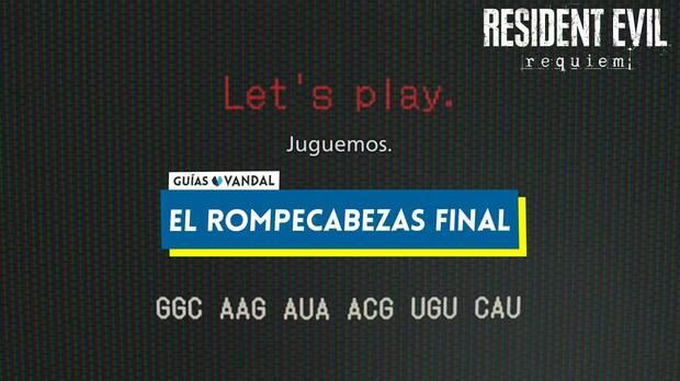 Resident Evil Requiem - Portada del nodo El rompecabezas final