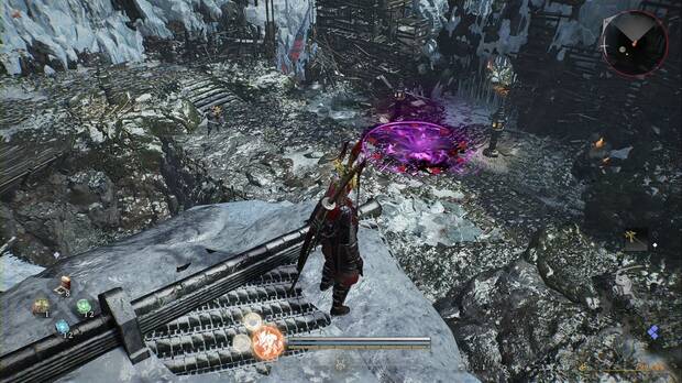 Nioh 3 - Santuario diab�lico  abandonado, enemigos al  nordeste de la pagoda del sudeste