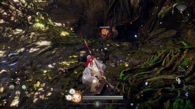 Nioh 3 - La aldea del �rbol Espiritual, arrepticio Kappa al poco de empezar la regi�n, justo a la derecha del primer Kappa