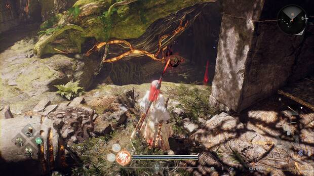 Nioh 3 - La aldea del �rbol Espiritual, Nozuchi arrepticio en la segunda hondonada, pasado el patio con las estatuas y otro Nozuchi