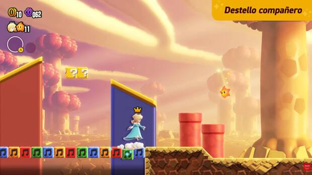 Super Mario Bros. Wonder Switch 2 Edition - Estela y Destello como nuevos personajes jugables
