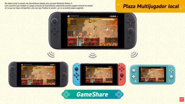C�mo jugar a Super Mario Bros. Wonder Switch 2 Edition y expansi�n desde una Switch 1 con GameShare