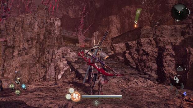 Nioh 3 - Bestia del inframundo, punto al sudeste de la regi�n en la parte este de Shichijo