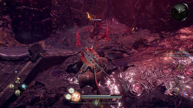 Nioh 3 - Templo maldito, Arrepticio del Purgatorio Oni carcelero al bajar del ciempi�s