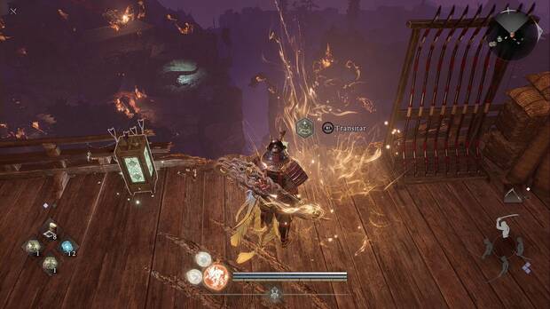 Nioh 3 - Kiyomizu mancillado, veta espiritual que lleva desde el Templo de Kiyomizu a la plataforma del jefe final