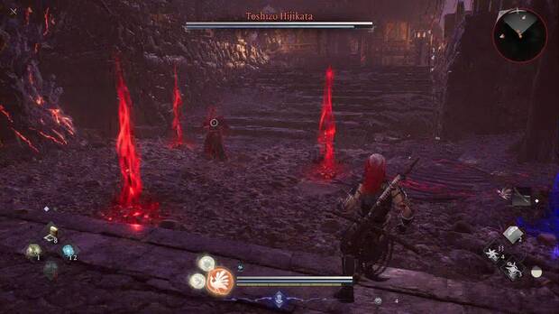 Nioh 3 - Kiyomizu mancillado, Toshizo Hijikata en el cementerio de Kiyomizu