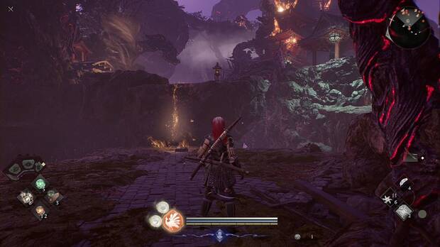 Nioh 3 - Kiyomizu mancillado, veta espiritual cerca de la zona final de la misi�n