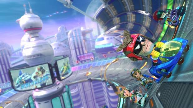 Los amiibos desbloquean monos de competici�n para los Miis. Les da un toque diferente si tienes acceso a las figuras, pero no justifica su compra.