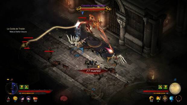 El diseño de los pisos es muy similar a lo visto en ciertas áreas del Acto I de Diablo III.