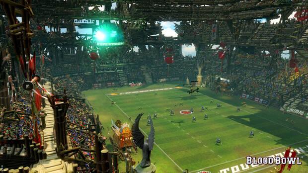 Los estadios en �Blood Bowl 2� son ahora m�s grandes, complejos y est�n repletos de aficionados y elementos que los dotan de vida.