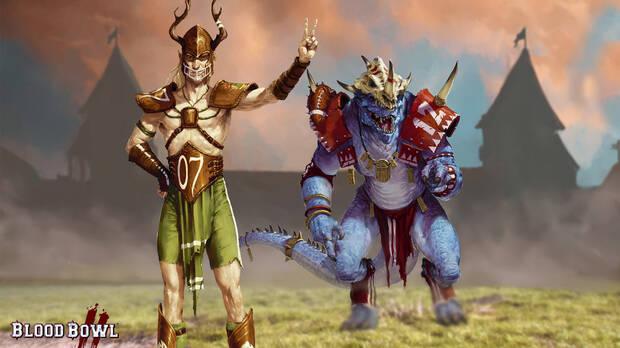 Los Hombres Lagarto y los Elfos Silvanos, dos de las razas extra para �Blood Bowl 2�.