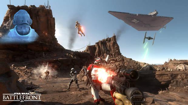 Juegos como 'Star Wars: Battlefront' han tenido que sacrificar la resoluci�n para poder moverse a 60fp estables, algo que no ocurrir�a en PS4 NEO, donde todos los juegos se mostrar�n como poco a 1080p.