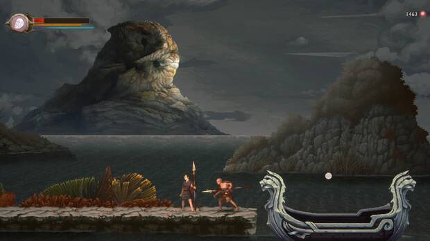 La relaci�n entre Kratos y Deimos es de lo m�s destacado del juego.