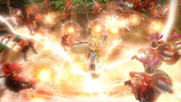 Hasta la Batuta de los Vientos puede ser un arma mortal en Hyrule Warriors.