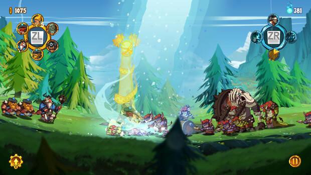 El estilo de juego de los vikingos est� muy centrado en el uso de hechizos.