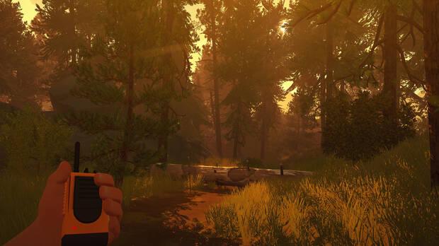 La comunicación por radio es permanente, y el punto fuerte de Firewatch.