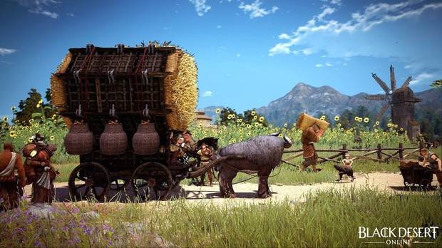 Detallazos como ver nuestros carros de mercanc�as recorrer el mundo de una ciudad a otra es uno de los peque�os grandes placeres de Black Desert.