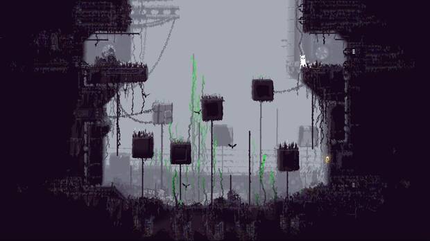 No es tanto un juego de plataformas, pero hay saltos. Y el control no es muy preciso.