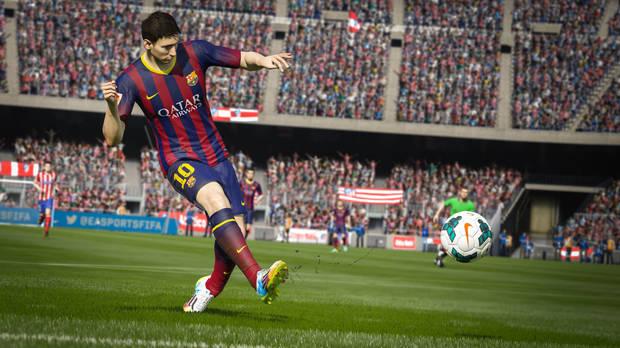 La estrella del Bar�a Leo Messi vuelve a ser la imagen protagonista del nuevo FIFA.