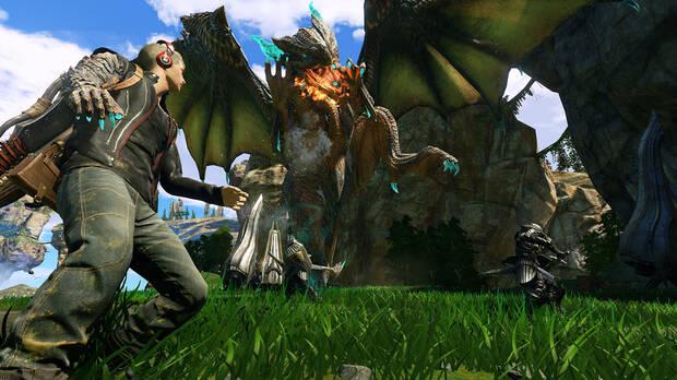 Scalebound era un título visualmente espectacular, y el combate compartido entre los dos protagonistas podría haber dado mucho juego.