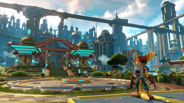 La actual generación permitió imaginar el primer Ratchet & Clank con gráficos más espectaculares -y cambios en la jugabilidad-.