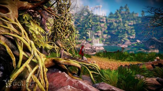 Los escenarios son gran parte del encanto de Woolfe: The Red Hood Diaries.