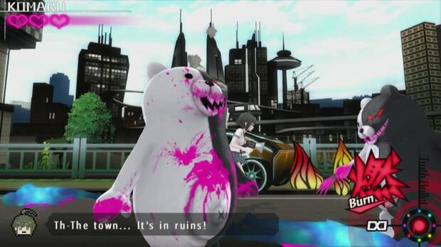 El motor gr�fico no explota a PS Vita, pero se reconoce el estilo Danganronpa.