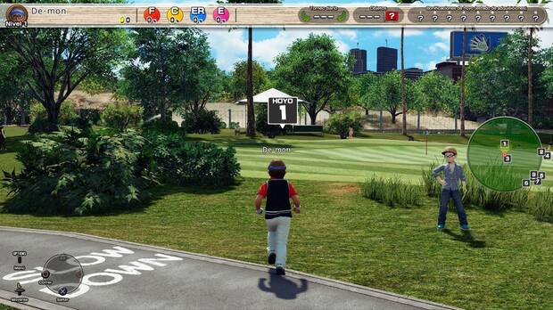 Puedes explorar libremente el campo y, en la versi�n completa, participar en minijuegos.