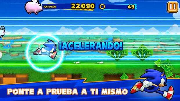 El concepto de ‘Sonic Runners’ es el mismo que podemos encontrar en un título endless runner: correr todo lo que podamos a través de largas distancias y niveles plagados de obstáculos.