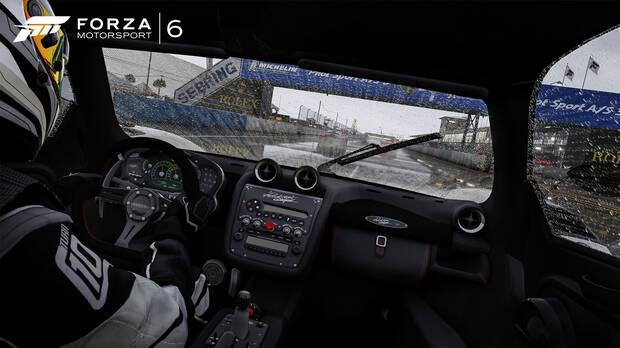 La vista de cabina, como en Forza 5, es simplemente espectacular.