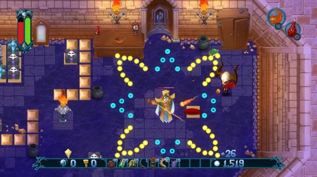 Hay una clara inspiración en Zelda y sus mazmorras, aunque con una calidad mucho menor.