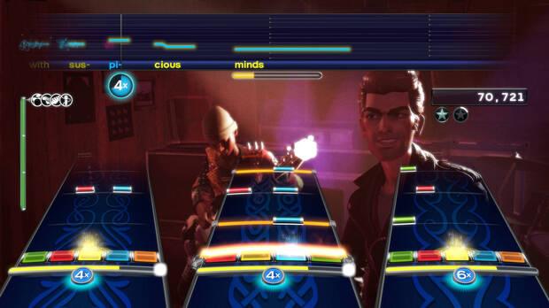 La jugabilidad de ‘Rock Band’ y su sistema de puntuaciones, estrellas y armonías, sigue estando ahí.