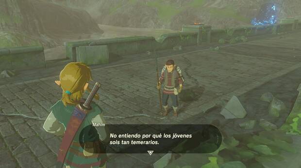 Un personaje de Zelda: Breath of the Wild no quiere que Link se suicide Imagen 3