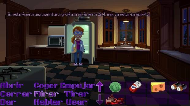'Thimbleweed Park' está repleto de guiños y comentarios relacionados con los mejores años del género.