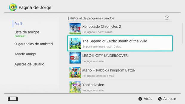 Nintendo Switch borra el registro de nuestras horas de juego tras un ao Imagen 3