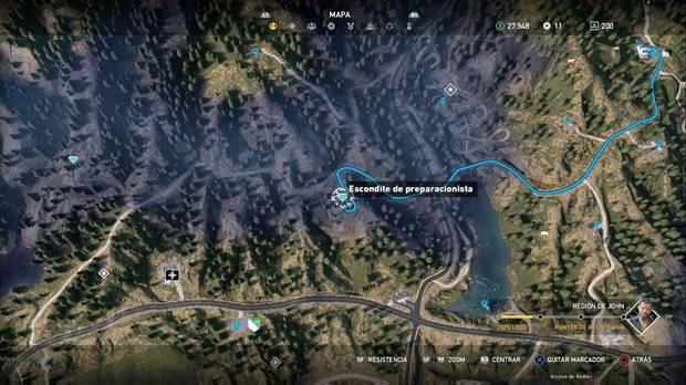Far Cry 5, Escondites de preparacionista, Región de John, Cacería en la basura