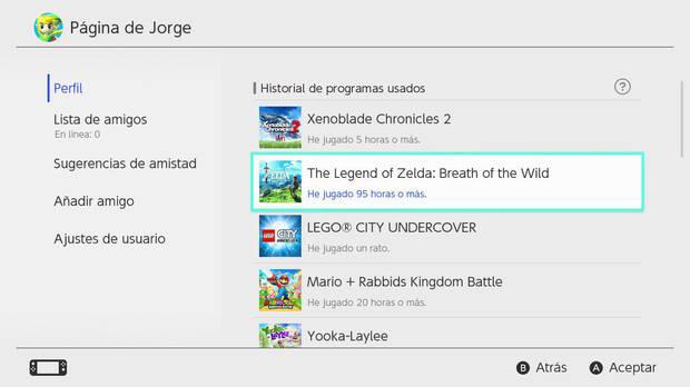 Nintendo Switch borra el registro de nuestras horas de juego tras un ao Imagen 2