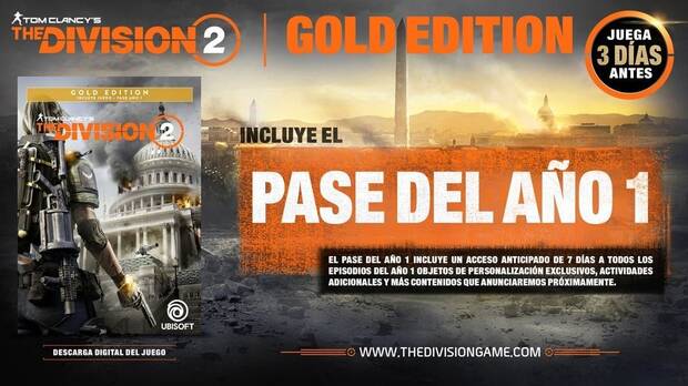 The Division 2: Lanzamiento, Precio, Ediciones y Gameplay Final Imagen 3