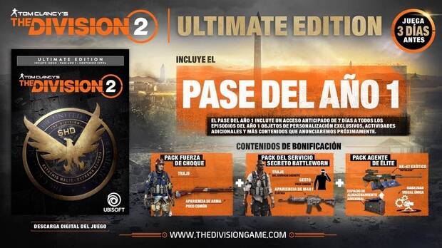 The Division 2: Lanzamiento, Precio, Ediciones y Gameplay Final Imagen 4